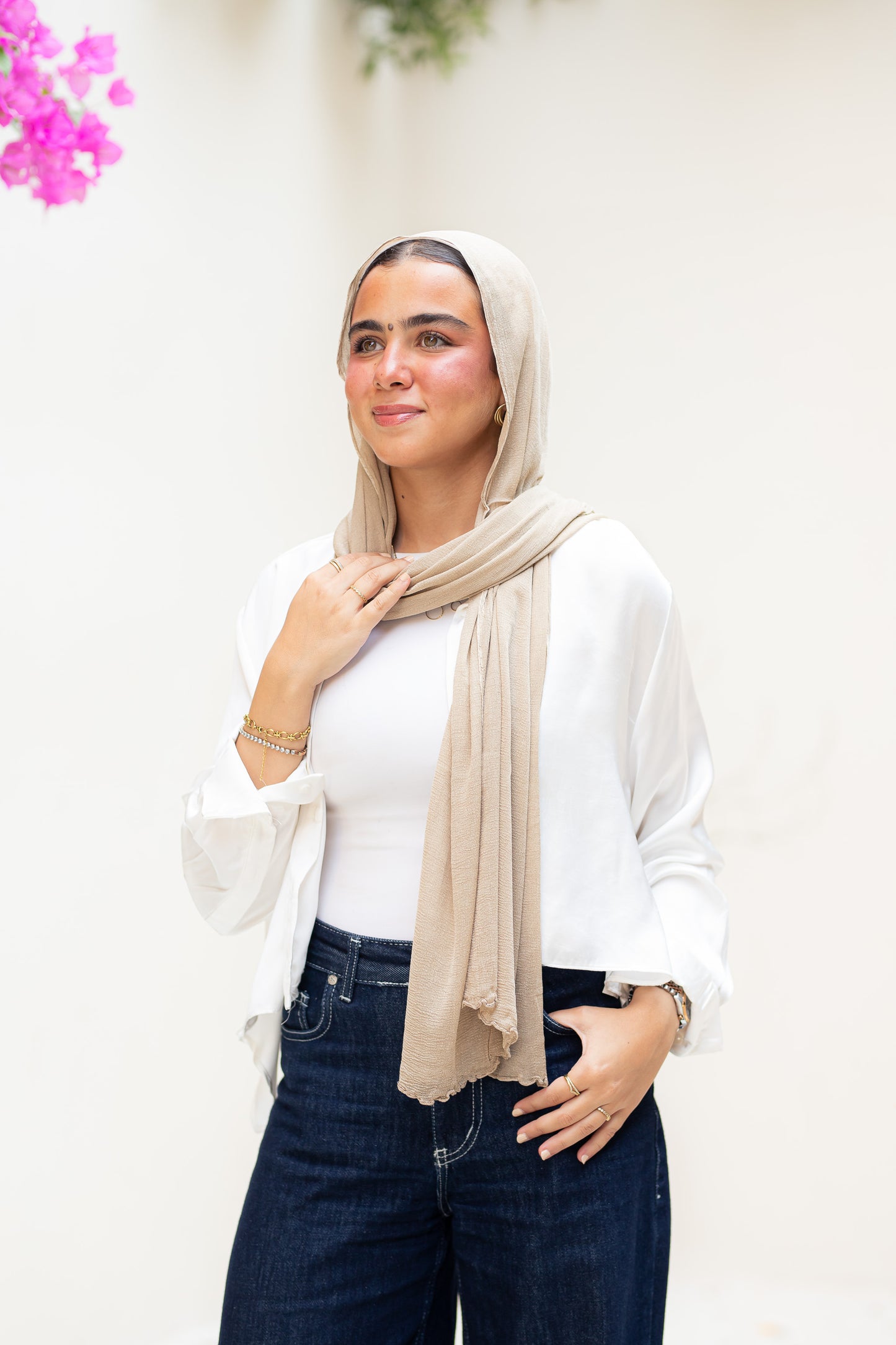 Celia indian chiffon scarf.