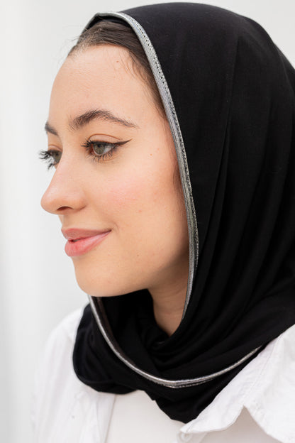Shima scarf/silver border