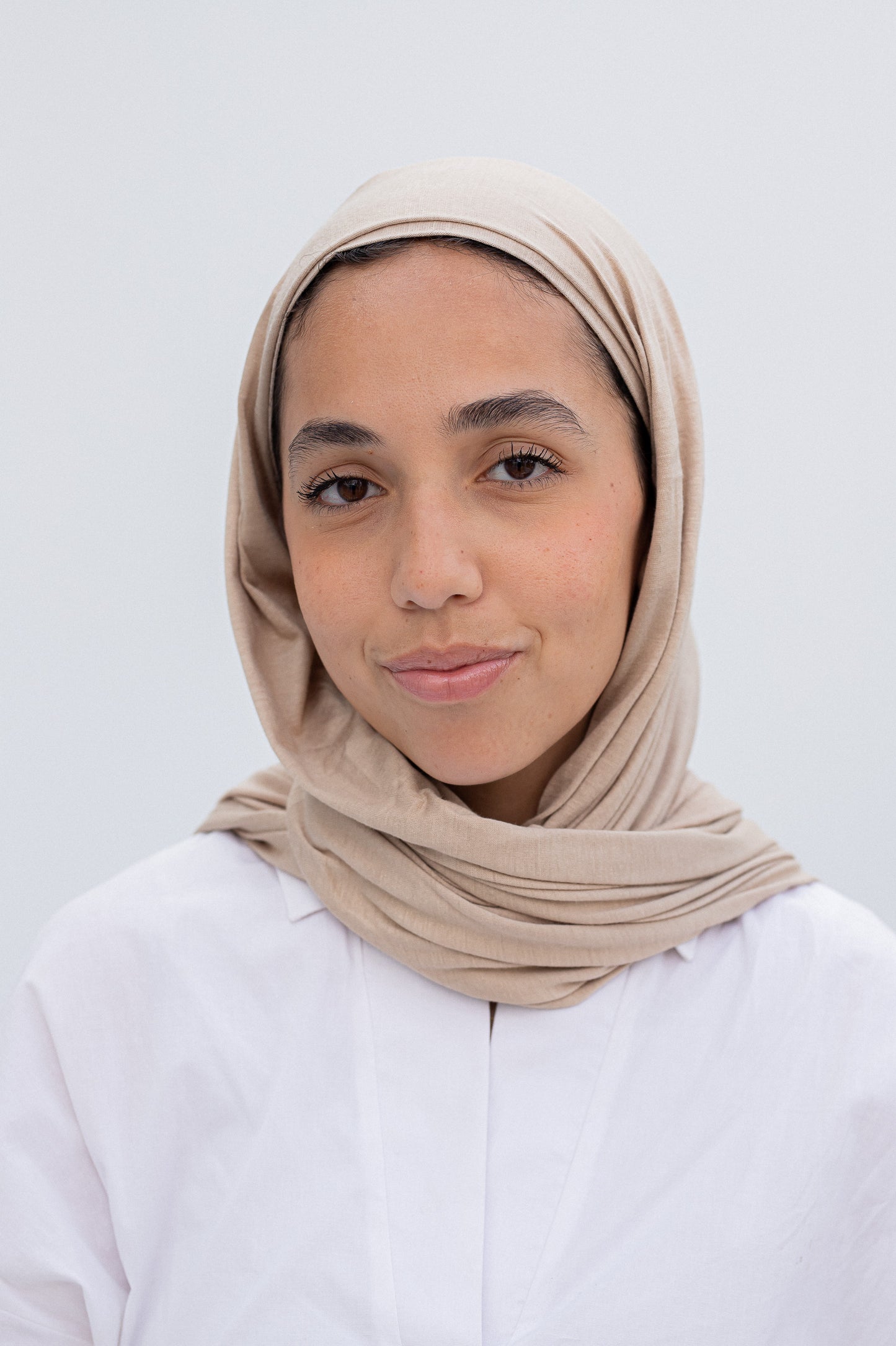 Beige Halo hijab