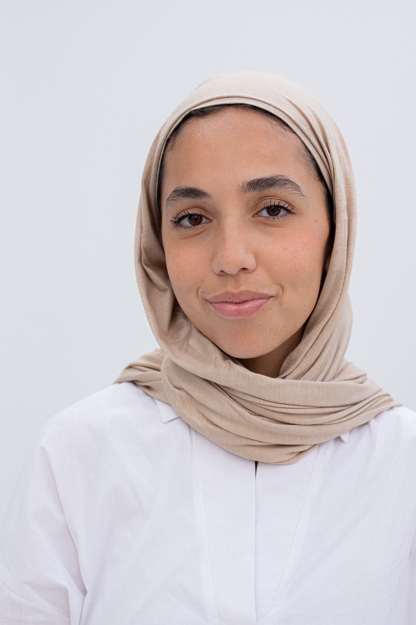 Beige Halo hijab