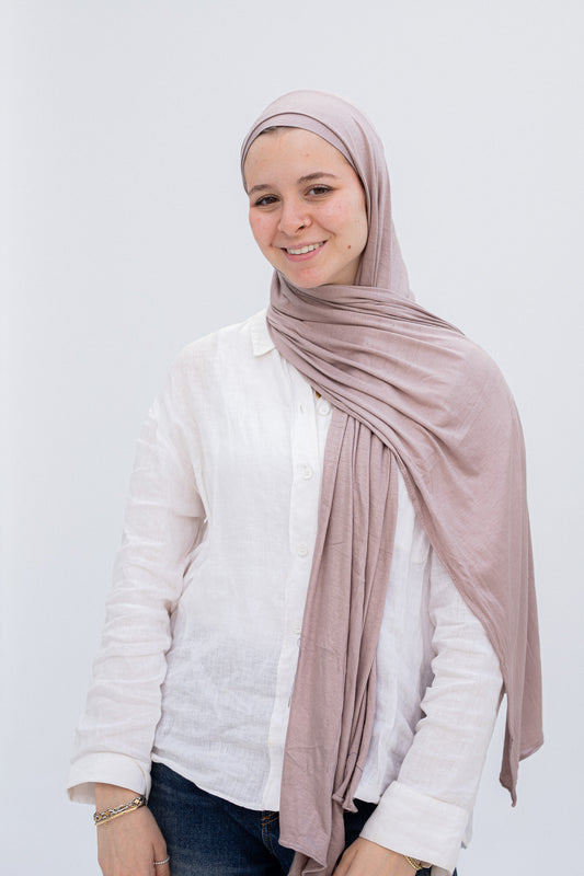 Taupe Halo hijab
