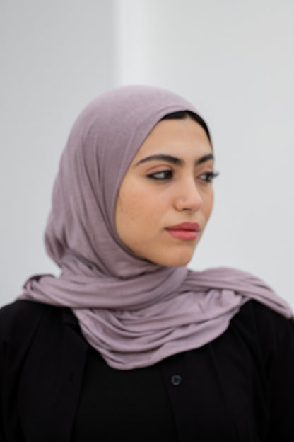 Purple slipon scarf